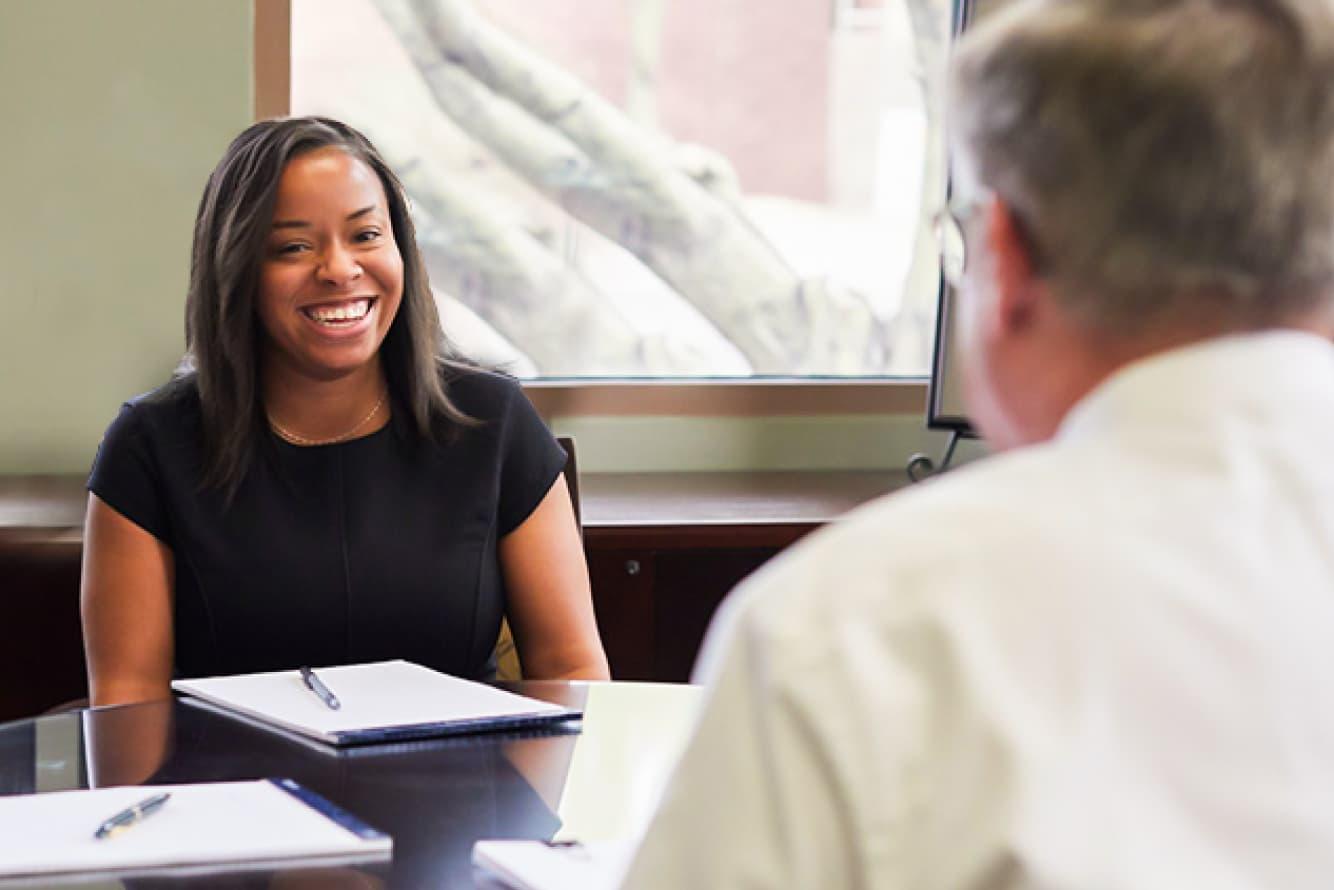 CIP team meeting with a client about wealth management in Scottsdale office.